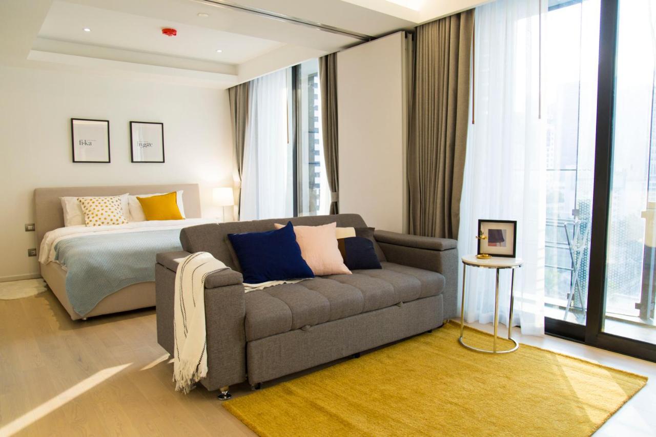 Sukhumvit 11#Luxury#Pool#Gym#Bts Nana&Mrt Sukhumvit#1Br#Max4Ppl Lägenhet Bangkok Exteriör bild